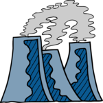 Nuclear Plant 6 Clip Art