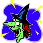 Witch Face 03 Clip Art