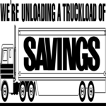 Truckload Savings Clip Art
