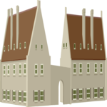 Urban Three-Story Building