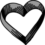 Cookie Cutter - Heart Clip Art