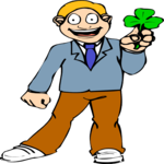 Man with Shamrock