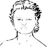 Face - Female 21 Clip Art