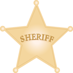 Sheriff's Badge 4 Clip Art