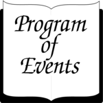 Program of Events Clip Art