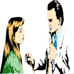 Doctor & Patient 1 Clip Art