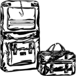 Luggage 01 Clip Art