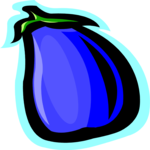 Eggplant 02 Clip Art
