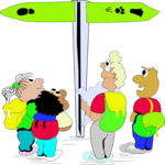 Backpackers Finding Way