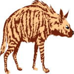 Hyena 1 Clip Art