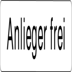 German Road Sign 3 Clip Art