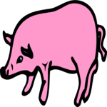 Pig 17 Clip Art