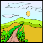 Country Road 12 Clip Art