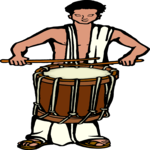 Drummer 1 Clip Art