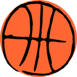 Basketball - Ball 01 Clip Art