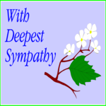 With Deepest Sympathy Clip Art