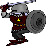 Soldier with Sword 1 Clip Art