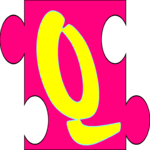 Puzzle Q Clip Art