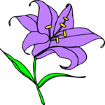 Easter Lily 5 Clip Art
