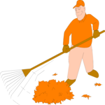 Man with Rake 3