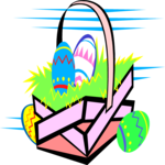 Easter Basket 16 Clip Art