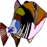 Huma Huma Triggerfish Clip Art