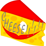 Cheese - Smiling Clip Art