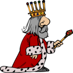 King with Scepter