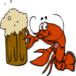 Lobster Drinking 1