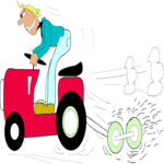 Tractor Driver - Mad Clip Art
