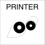 Printer 3 Clip Art