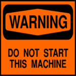 Don't Start Machine