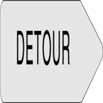 Detour 2 Clip Art