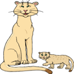 Cat & Kitten Clip Art