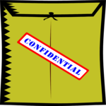 Envelope - Confidential Clip Art