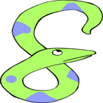 Spotsnake Tailcheck Clip Art