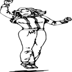 Woman Jumping