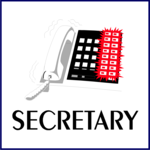 Secretary 1 Clip Art