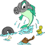 Fish with Gas Mask