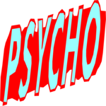 Psycho - Title Clip Art