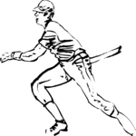 Baseball - Batter 06 Clip Art