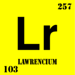 Lawrencium (Chemical Elements) Clip Art