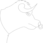 Bull 03 Clip Art