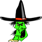 Witch Face 05 Clip Art