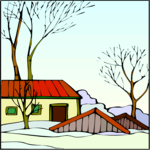 House with Snow 4