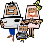 Computer Family Clip Art