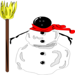 Bowling Ball Snowman