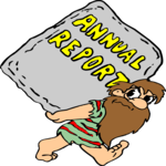 Caveman - Annual Report Clip Art