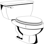 Toilet 06 Clip Art