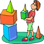 Girl with Building Blocks